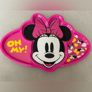 Disney Minnie Mouse Pink Plate
